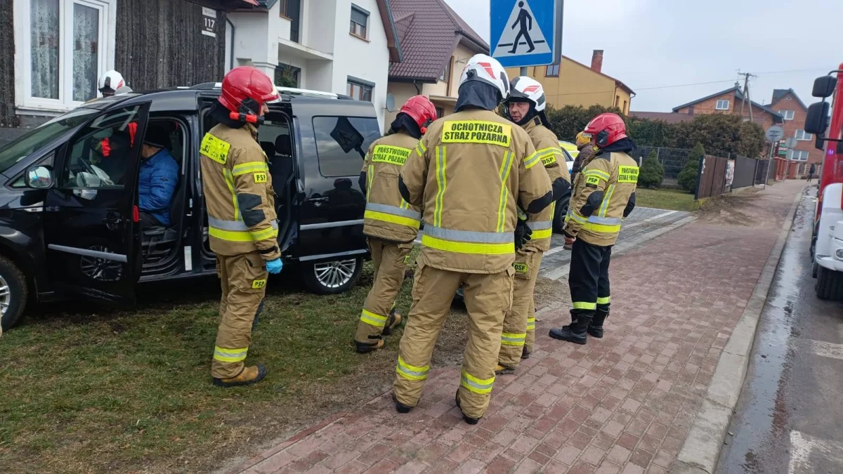 Kolizja w Staninie. Pasażerka w szpitalu - Zdjęcie główne