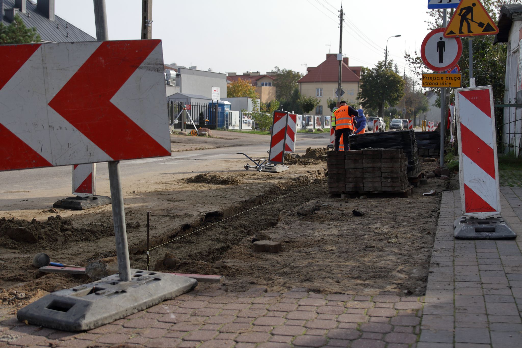 Pięknieje ulica w centrum Łukowa - Zdjęcie główne