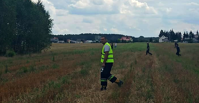 GM  ŁUKÓW Pojechała na konną przejażdżkę. Szukali jej strażacy  - Zdjęcie główne