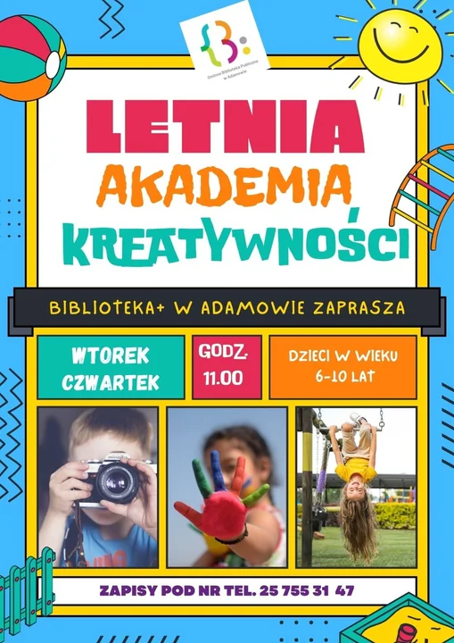 Ruszają letnie zajęcia w bibliotece w Adamowie - Zdjęcie główne