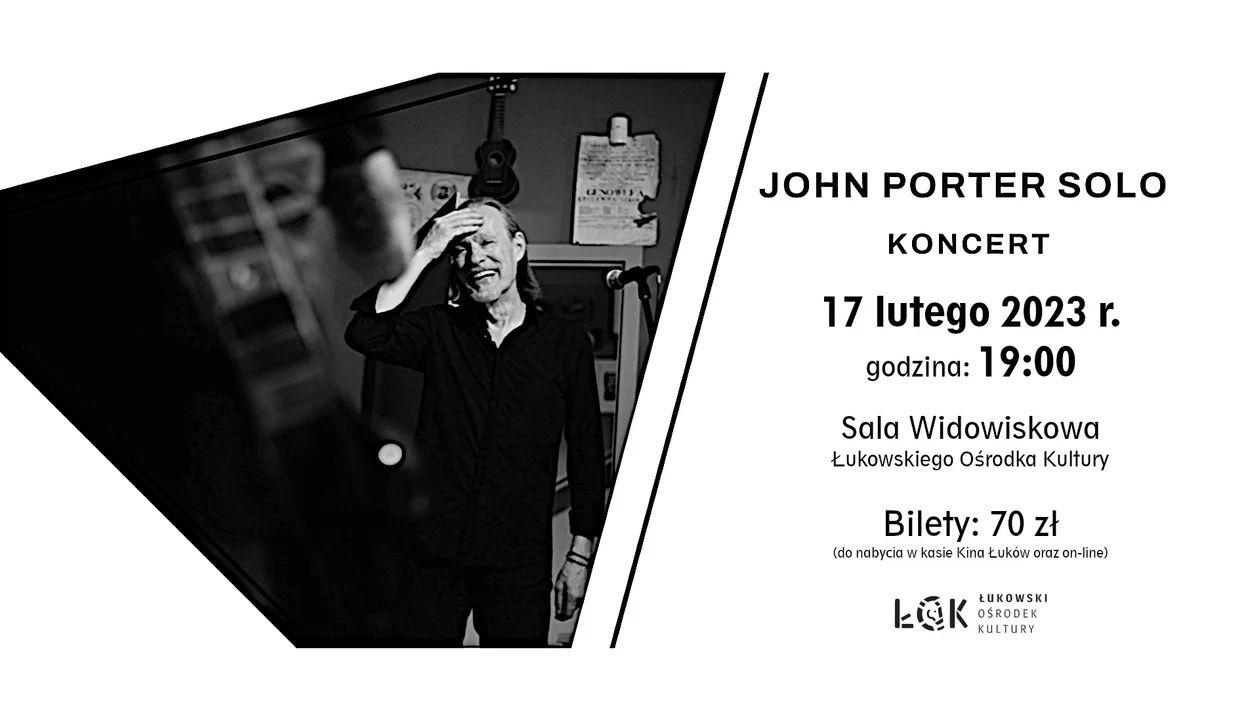 Legendarny John Porter wystąpi w Łukowskim Ośrodku Kultur - Zdjęcie główne