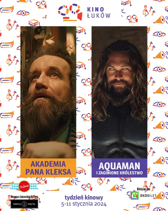 Akademia Pana Kleksa, Aquaman i wiele, wiele innych. Propozycje filmów w Kinie Łuków - Zdjęcie główne