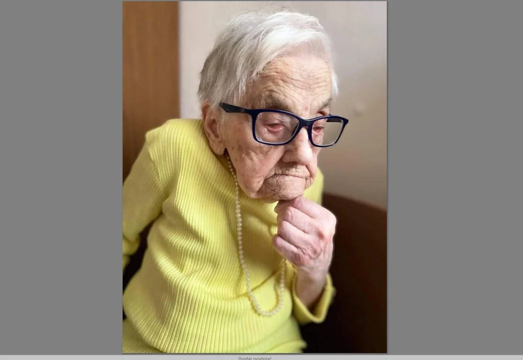 Zofia Końka zmarła w wieku 106 lat. Żyła pozytywnymi rzeczami. - Zdjęcie główne