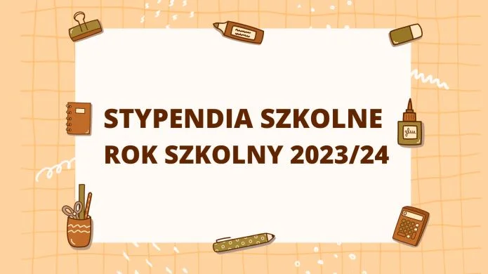 Od 1 września można składać wnioski o stypendia szkolne 2023/2024 - Zdjęcie główne