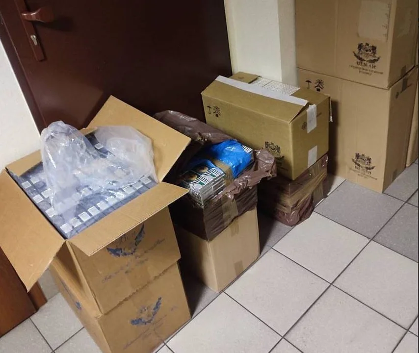Zabezpieczono kontrabandę wartą prawie 840 tys. zł. Wspólna akcja policjantów z Siedlec i Łukowa - Zdjęcie główne