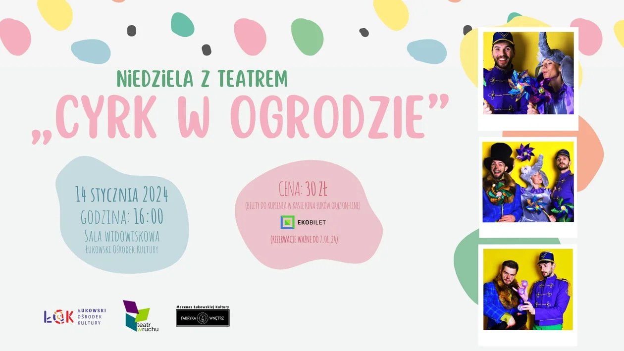 Niedziela z teatrem „Cyrk w ogrodzie” już 14 stycznia - Zdjęcie główne