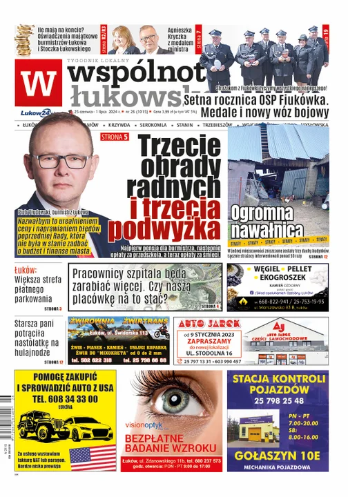 Najnowsze wydanie Wspólnoty Łukowskiej - 25 czerwca 2024r - Zdjęcie główne