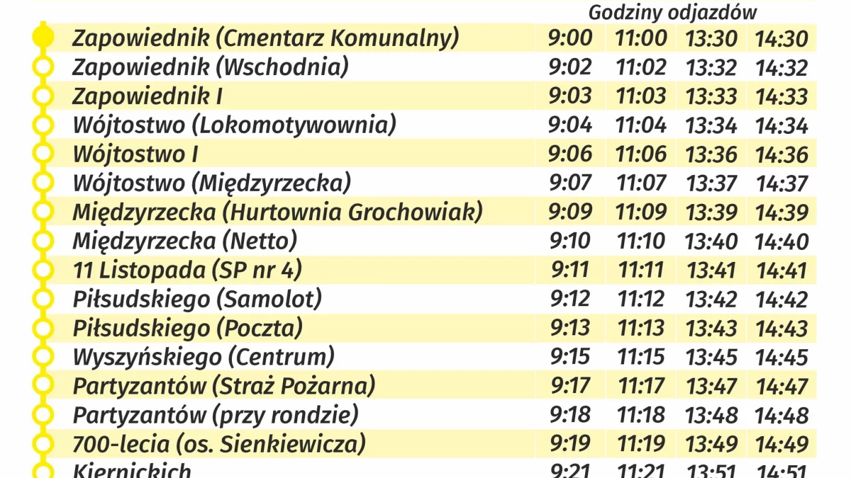 PKS uruchamia nową linie na Zapowiednik od 31 października do 2 listopada - Zdjęcie główne