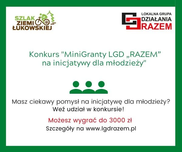 Konkurs LGD RAZEM na granty dla młodzieży. Dla aktywnych młodych - Zdjęcie główne