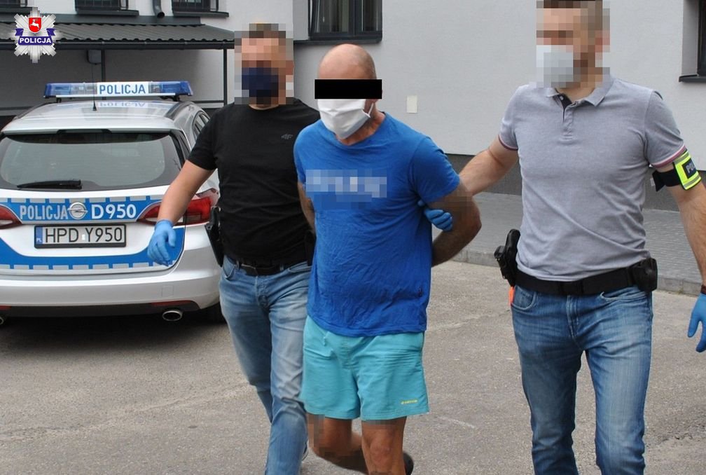 ŁUKÓW: Z nożem i pistoletem na policjantów  - Zdjęcie główne