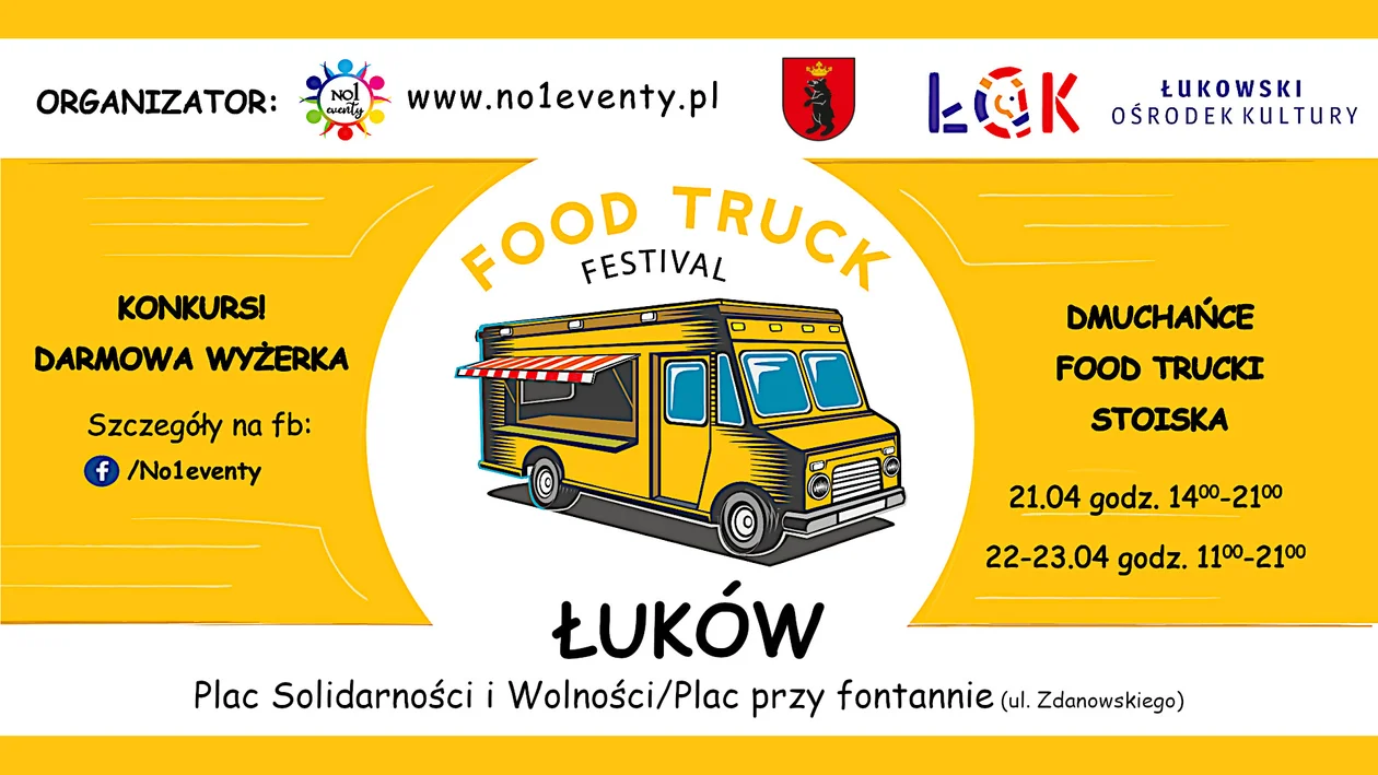 Festiwal Food Trucków w Łukowie - Zdjęcie główne