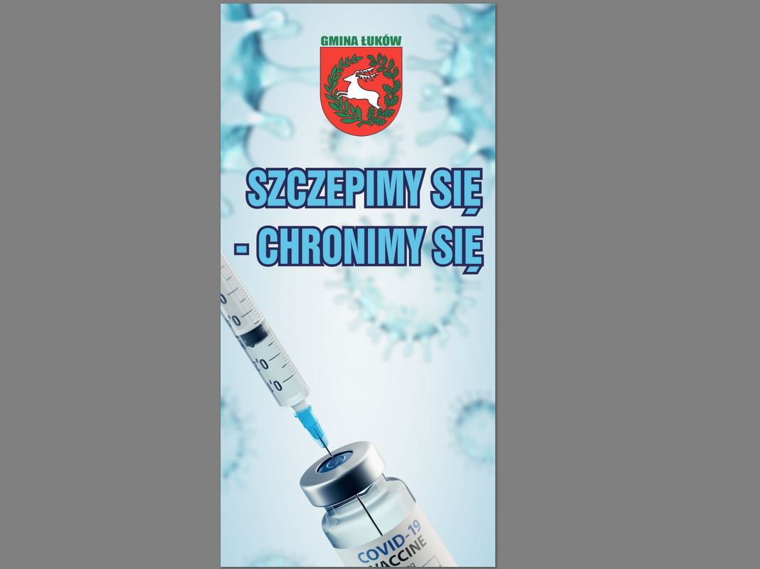 GM. ŁUKÓW Konkurs „Szczepimy się – chronimy się”. Nagrody: powerbanki i sprzęt AGD - Zdjęcie główne