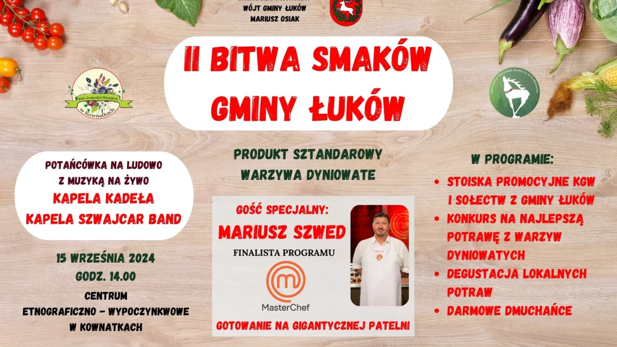 15.09.2024 - II Bitwa Smaków Gminy Łuków - Zdjęcie główne