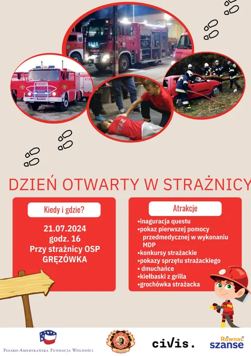 OSP KSRG GRĘZÓWKA zaprasza na dzień otwarty w strażnicy! - Zdjęcie główne