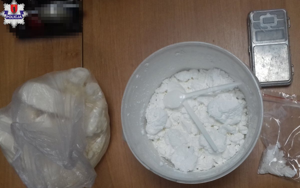 Kryminalni z Łukowa zabezpieczyli ponad kilogram amfetaminy - Zdjęcie główne