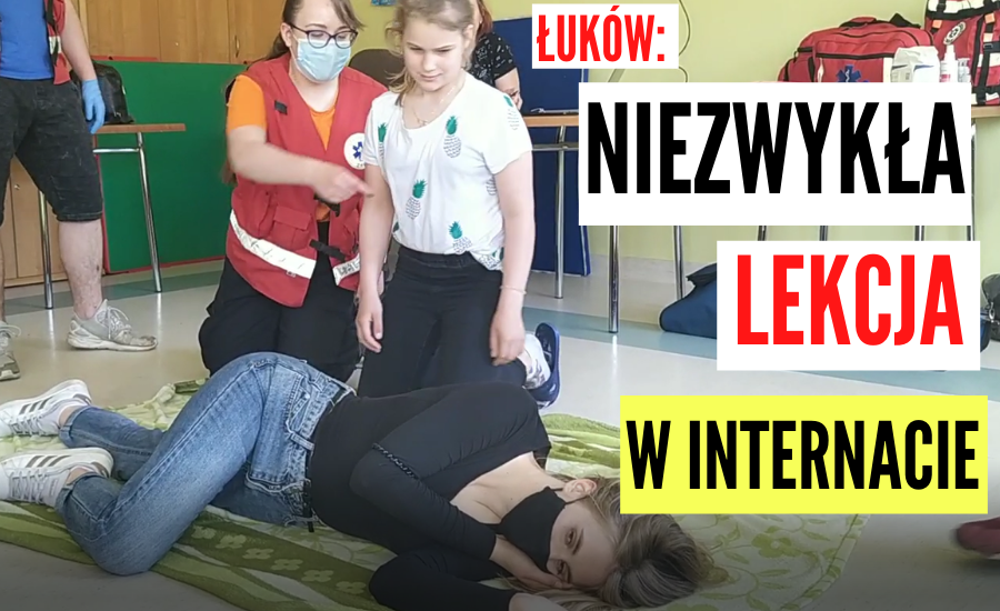 ŁUKÓW. Wiedzą jak udzielać pierwszej pomocy  (WIDEO)  - Zdjęcie główne