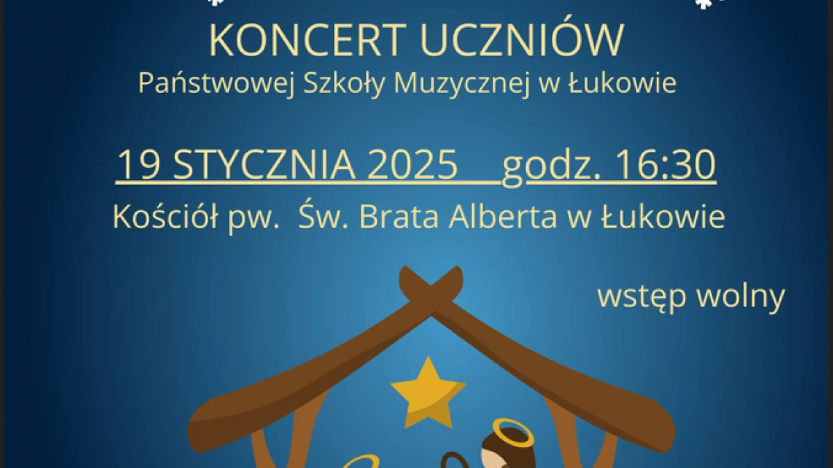 Szkoła Muzyczna zaprasza na świąteczny koncert „Gloria in excelsis Deo”. W najbliższą niedzielę u Św. Brata Alberta - Zdjęcie główne