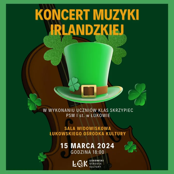 Koncert Muzyki Irlandzkiej już 15 marca - Zdjęcie główne