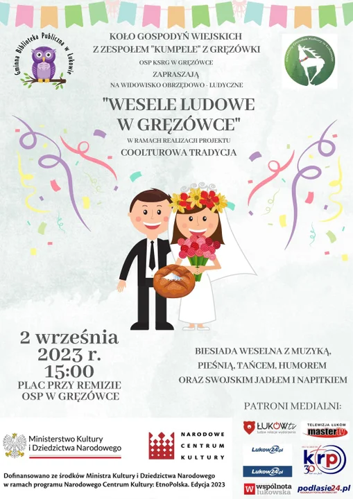 "Wesele Ludowe w Gręzówce" już w sobotę - 2 września - Zdjęcie główne