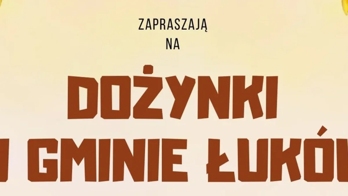 Dożynki w gminie Łuków już w najbliższą niedzielę [PROGRAM] - Zdjęcie główne