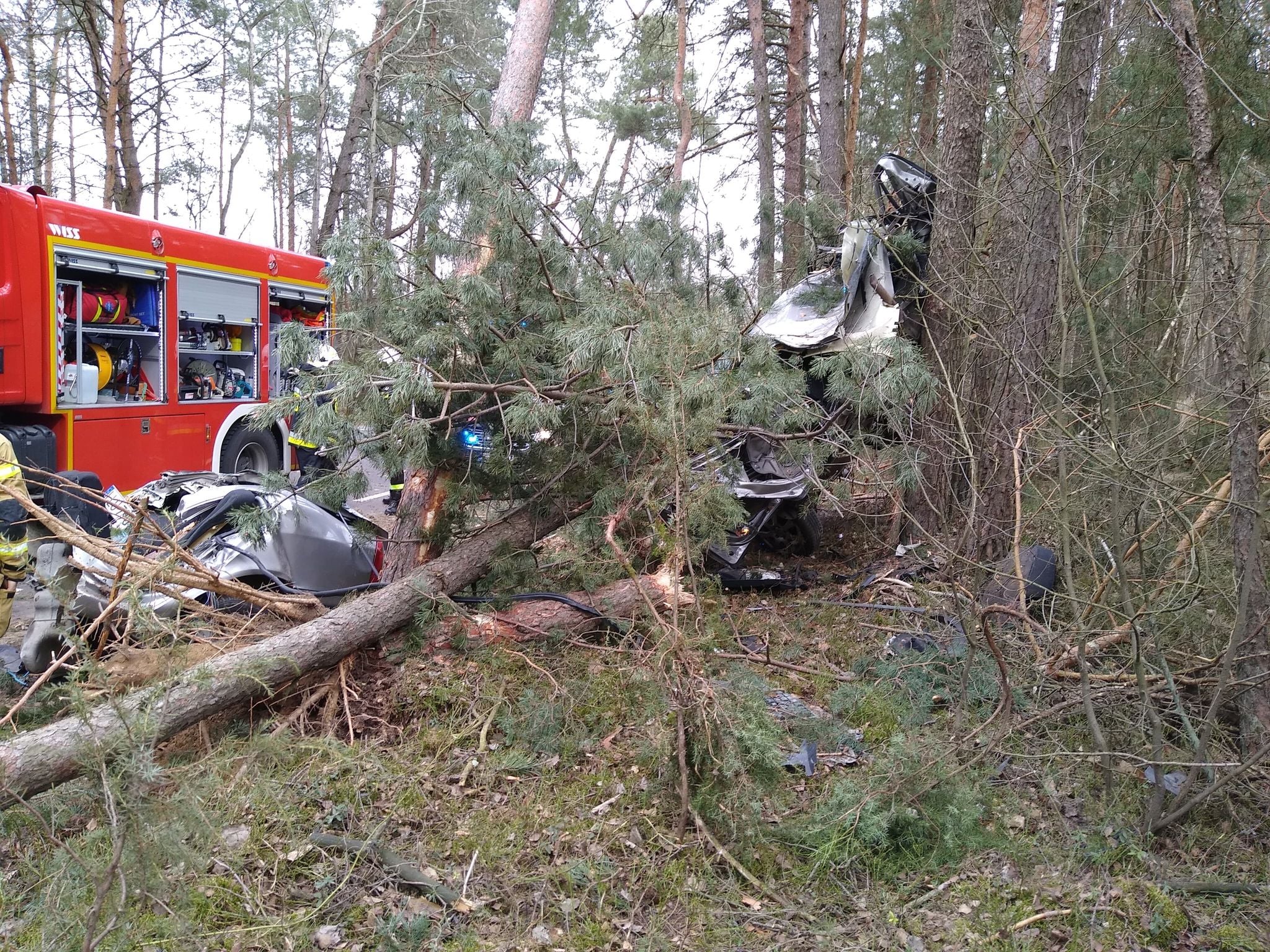 KRZYWDA: Wypadek w Drożdżaku (ZDJĘCIA)  - Zdjęcie główne