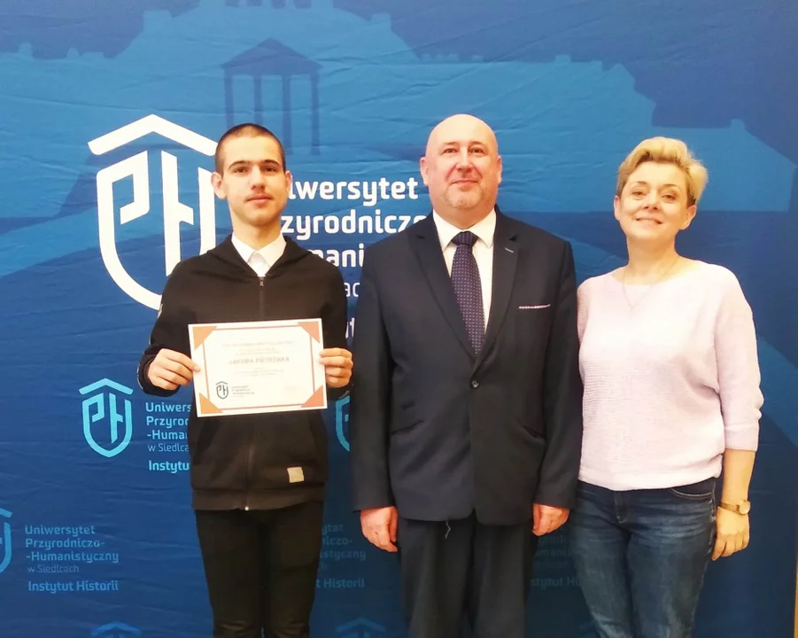 Uczeń ZS nr 1 w Łukowie finalistą „Siedleckiego Konkursu Historycznego” - Zdjęcie główne