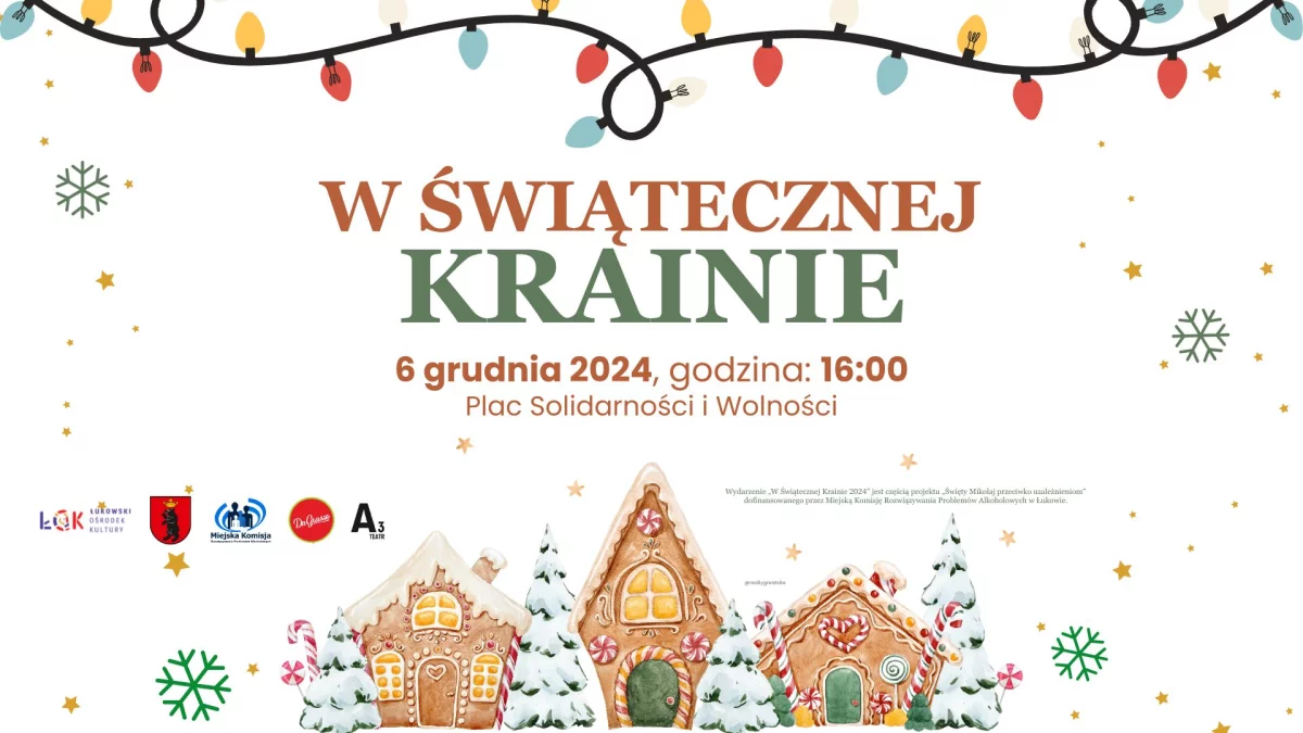 W Świątecznej Krainie 2024 – już w piątek 6 grudnia w Łukowie - Zdjęcie główne