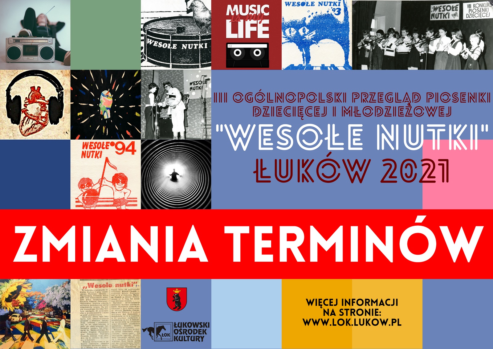 ŁOK: Nowy termin przeglądu "Wesołe Nutki" - Zdjęcie główne