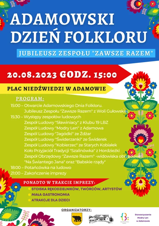 Adamowski Dzień Folkloru już w najbliższą niedzielę - Zdjęcie główne