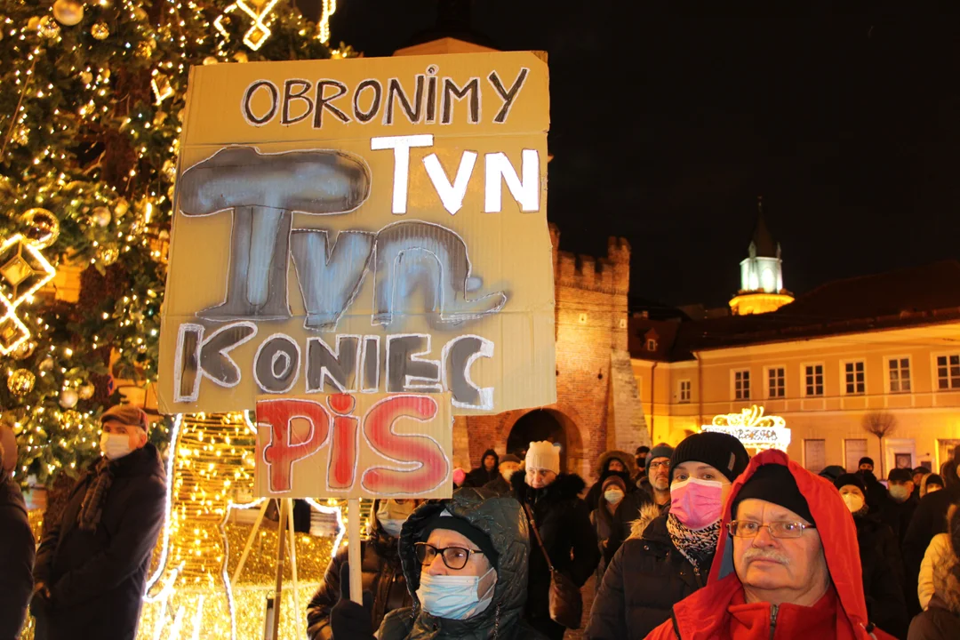 Manifestacja "Veto! Wolne media Wolni Ludzie Wolna Polska - Lublin"