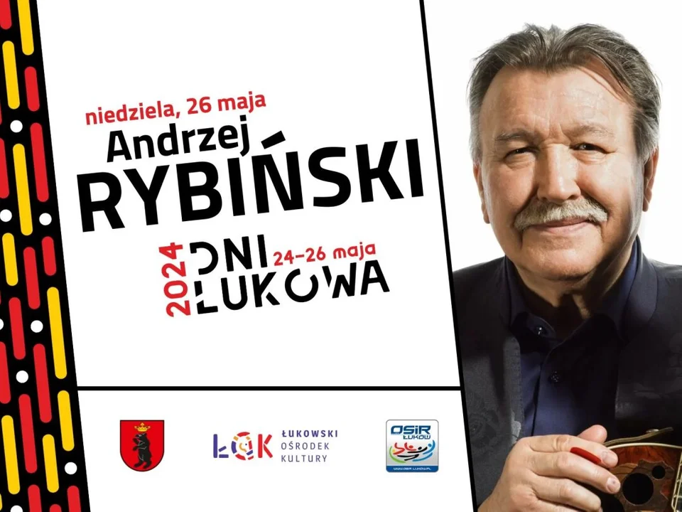 'Nie liczę godzin i lat" na Dzień Matki. Andrzej Rybiński kolejną gwiazdą Dni Łukowa 2024 - Zdjęcie główne