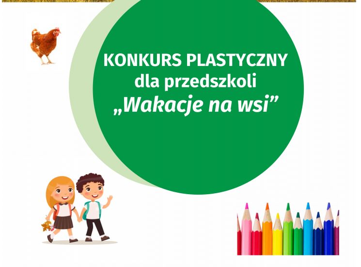 Konkurs plastyczny dla przedszkoli pt. „Wakacje na wsi” - Zdjęcie główne