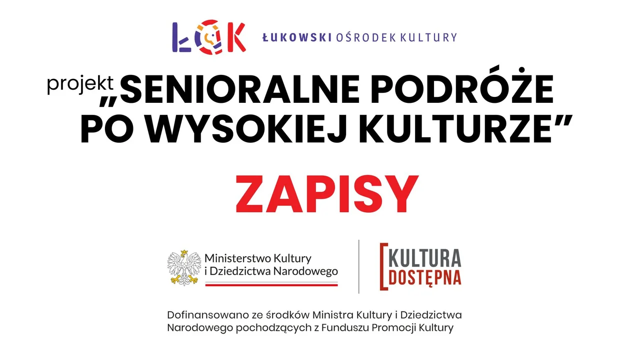 Ruszyły zapisy do projektu „Senioralne podróże po wysokiej kulturze” - Zdjęcie główne