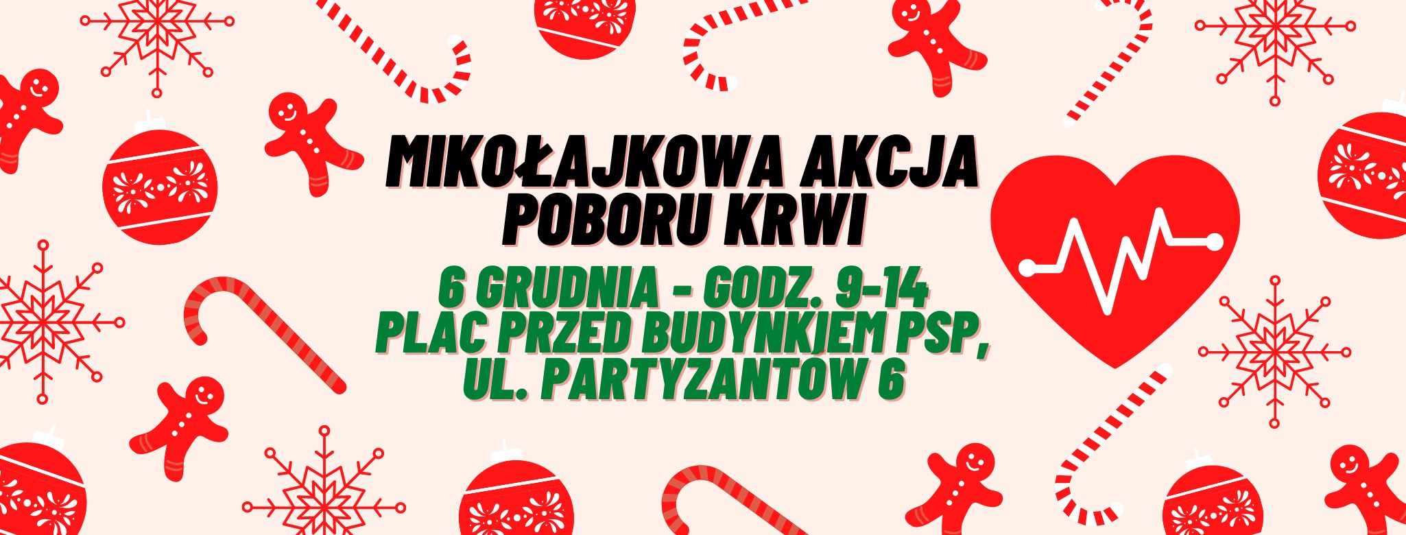 ŁUKÓW W Mikołajki możesz oddać krew! - Zdjęcie główne