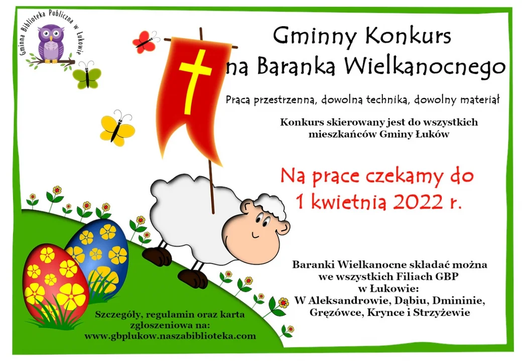 Gminny Konkurs na Baranka Wielkanocnego. Zgłoszenia prac do 1 kwietnia - Zdjęcie główne