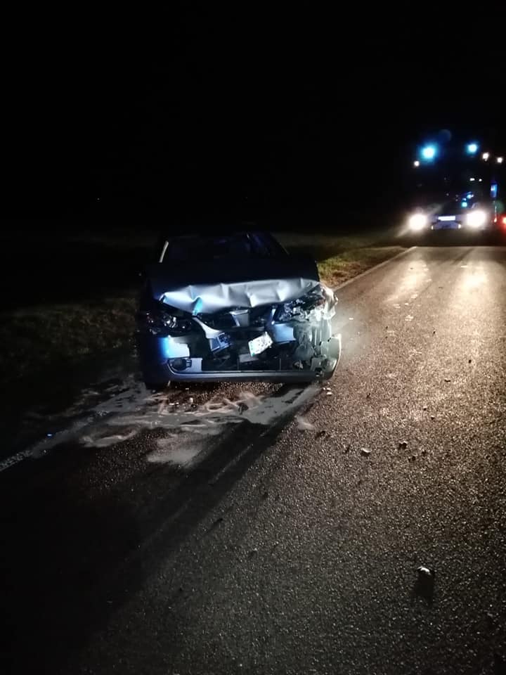 Wypadek na trasie Łuków- Radzyń. Ranna 12-latka (ZDJĘCIA) - Zdjęcie główne