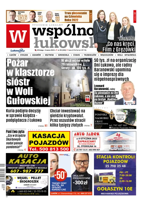 Najnowszy numer Wspólnoty Łukowskiej (28 lutego 2023) - Zdjęcie główne