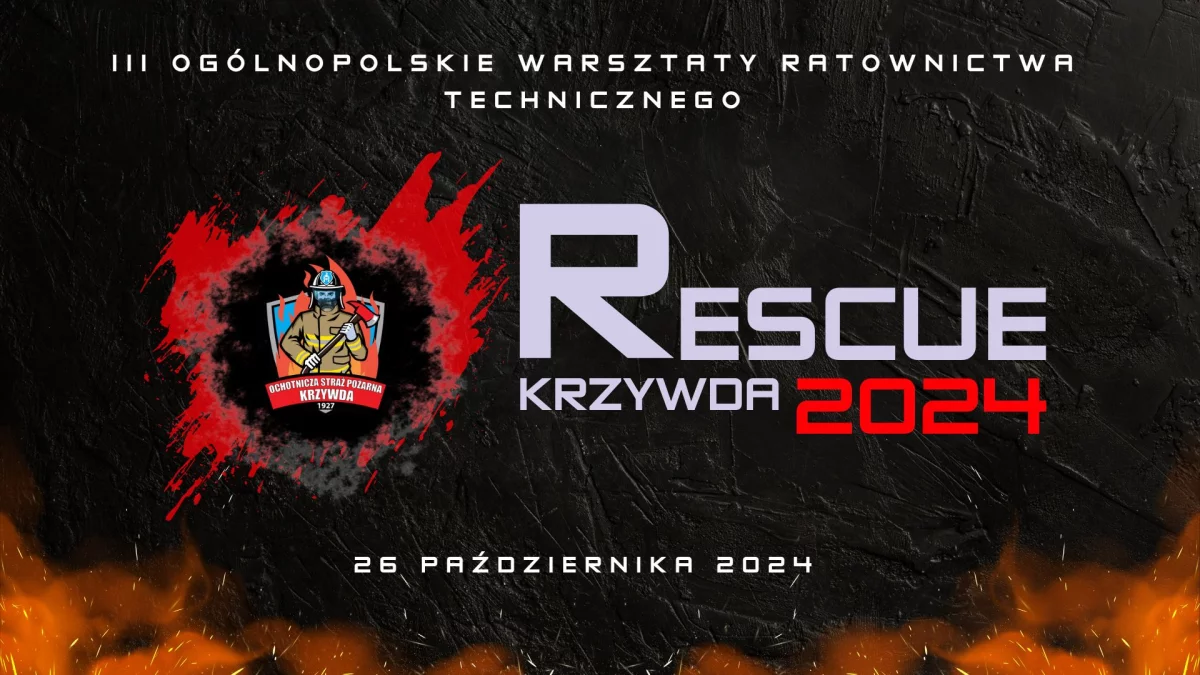 Już w najbliższą sobotę wielkie strażackie ćwiczenia RESCUE KRZYWDA 2024! - Zdjęcie główne