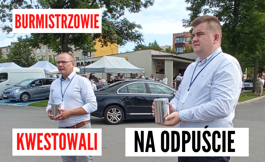 ŁUKÓW. Burmistrzowie kwestowali na rzecz budowy pomnika zasłużonego łukowianina (WIDEO) - Zdjęcie główne