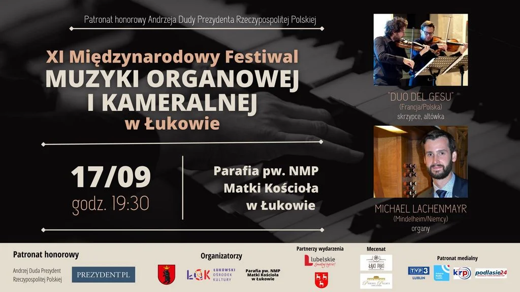 Koncert organowy w kościele NMP Matki Kościoła. W niedzielę 17 września - Zdjęcie główne