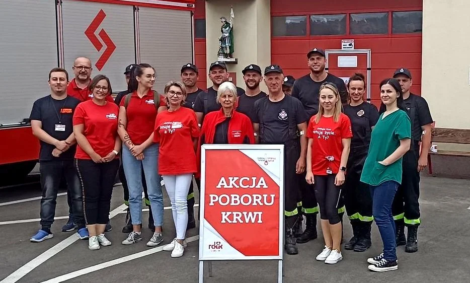 Strażacy z OSP w Radoryżu Kościelnym zorganizowali zbiórkę krwi. Zebrali prawie 14 litrów krwi. - Zdjęcie główne