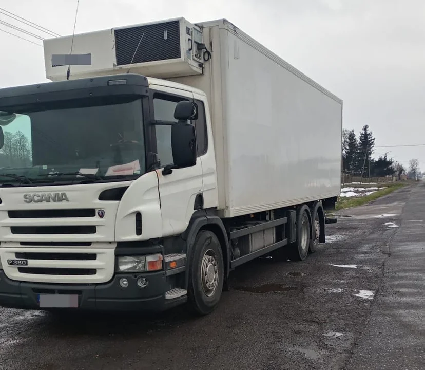 Lublin: Jechał uszkodzoną ciężarówką. Zatrzymali go policjanci - Zdjęcie główne