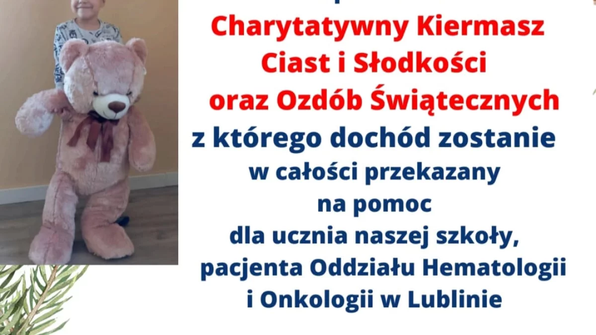 Charytatywny Kiermasz Świąteczny w szkole w Radoryżu Kościelnym. Na pomoc dla chorego Dominika! - Zdjęcie główne