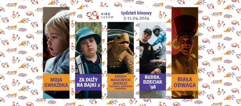 Propozycje filmów w Kinie Łuków od 5 do 11 kwietnia:  „Biała odwaga”, „Budda. Dzieciak '98”  i inne - Zdjęcie główne