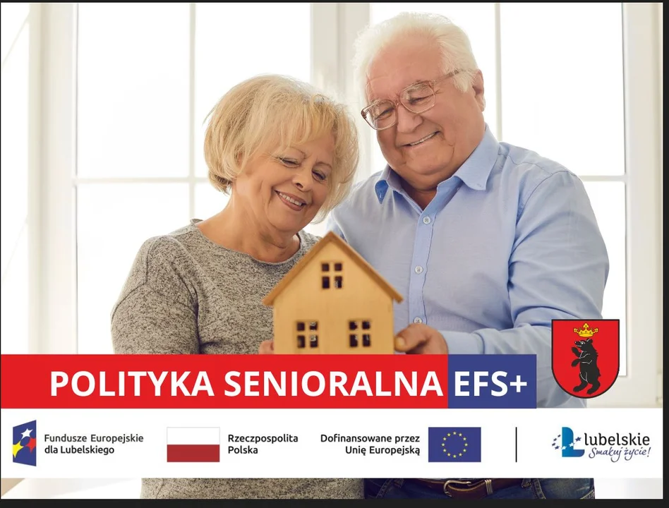 Centrum Usług Społecznych w Łukowie zaprasza seniorów do udziału w projekcie "Polityka Senioralna EFS+". Udział jest bezpłatny. - Zdjęcie główne