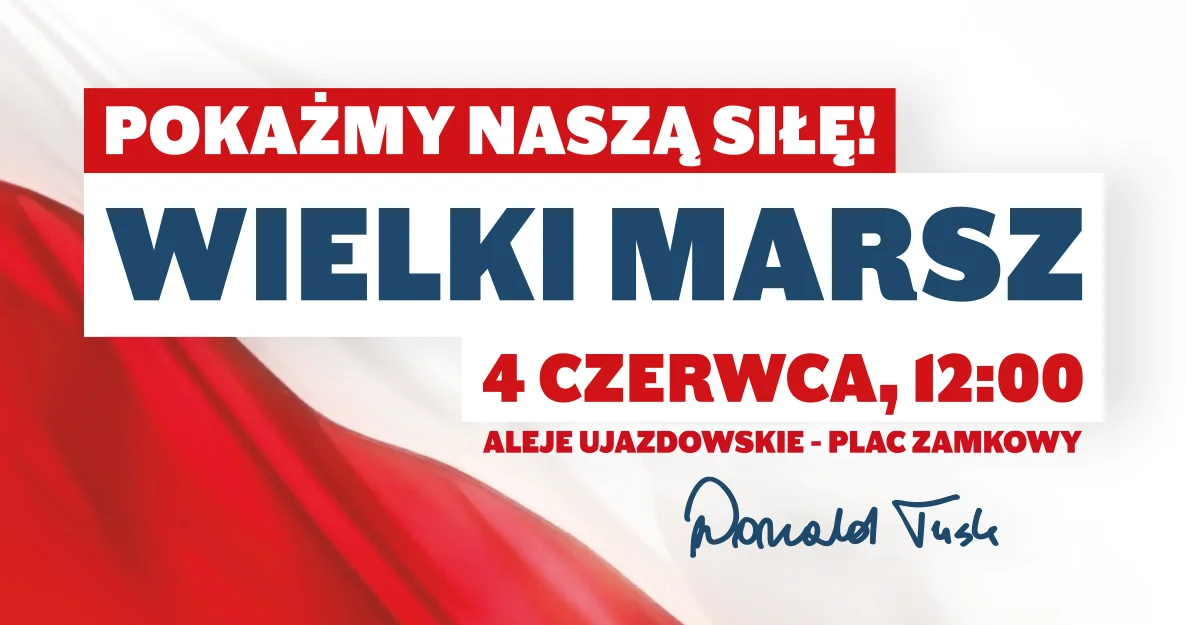 Łuków jedzie na wielki marsz 4 czerwca - Zdjęcie główne