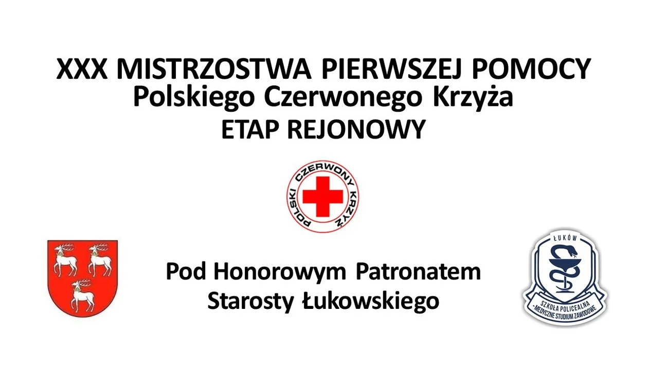 Już jutro w Medyku  XXX MISTRZOSTWA PIERWSZEJ POMOCY Polskiego Czerwonego Krzyża! - Zdjęcie główne