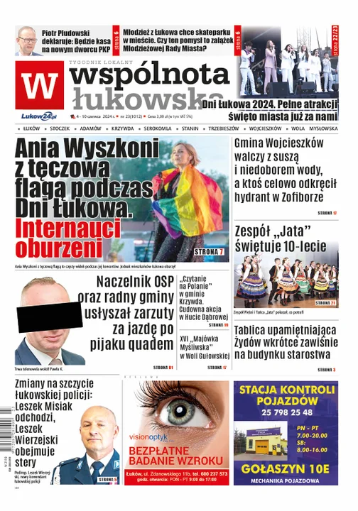 Najnowsze wydanie Wspólnoty Łukowskiej - 4 czerwca 2024r - Zdjęcie główne