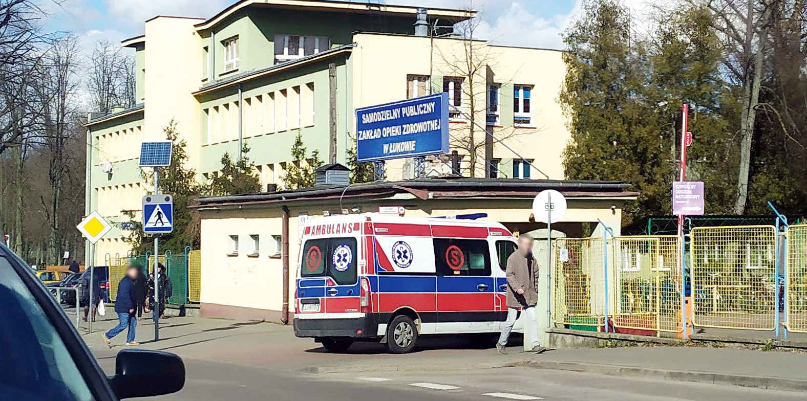 Ognisko "korony" w szpitalu w Łukowie - Zdjęcie główne