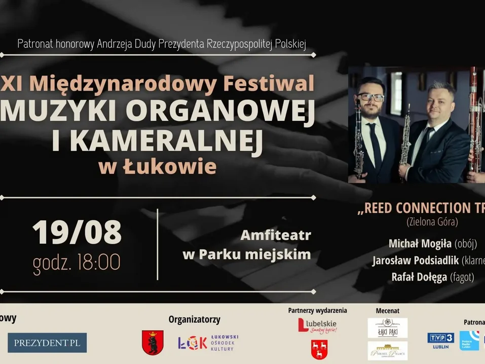 4. koncert XI Międzynarodowego Festiwalu Muzyki Organowej i Kameralnej w Łukowie - Zdjęcie główne